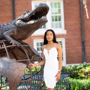 B DARLIN whit dress size 4